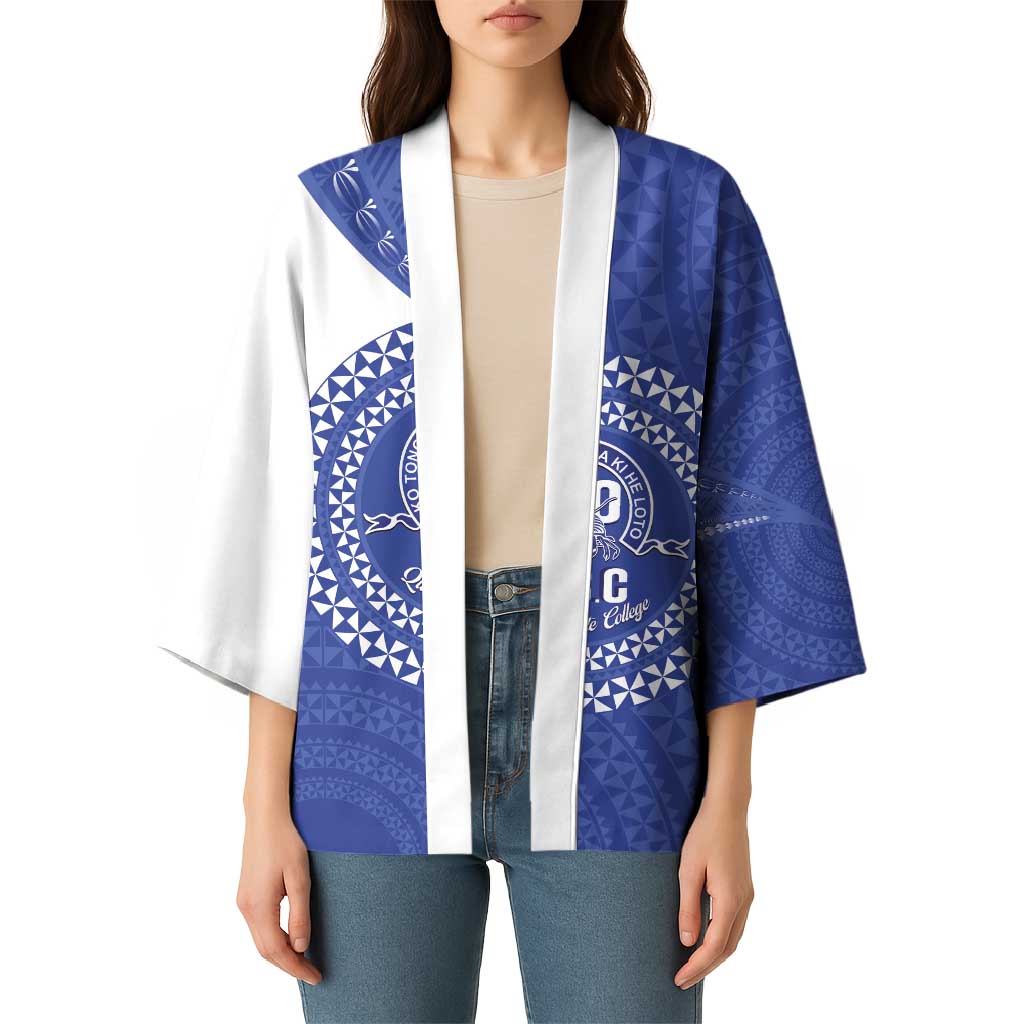 Queen Salote College 100th Anniversary Personalized Kimono Est 1926 Kolisi Fefine Tongan Ngatu Pattern LT14 - Polynesian Pride