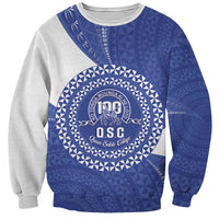 Queen Salote College 100th Anniversary Personalized Sweatshirt Est 1926 Kolisi Fefine Tongan Ngatu Pattern