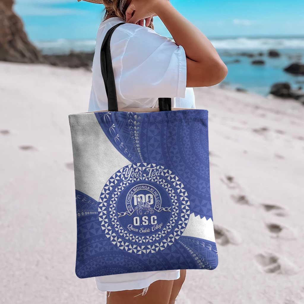Queen Salote College 100th Anniversary Personalized Tote Bag Est 1926 Kolisi Fefine Tongan Ngatu Pattern LT14 - Polynesian Pride