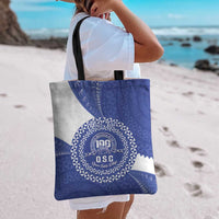 Queen Salote College 100th Anniversary Personalized Tote Bag Est 1926 Kolisi Fefine Tongan Ngatu Pattern LT14 - Polynesian Pride