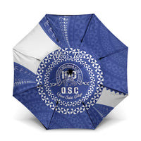 Queen Salote College 100th Anniversary Personalized Umbrella Est 1926 Kolisi Fefine Tongan Ngatu Pattern