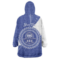 Queen Salote College 100th Anniversary Personalized Wearable Blanket Hoodie Est 1926 Kolisi Fefine Tongan Ngatu Pattern