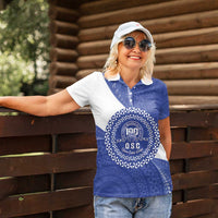 Queen Salote College 100th Anniversary Personalized Women Polo Shirt Est 1926 Kolisi Fefine Tongan Ngatu Pattern