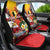 Personalised United States And Papua New Guinea Car Seat Cover USA Eagle With PNG Bird Of Paradise