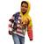 Personalised United States And Papua New Guinea Kid Hoodie USA Eagle With PNG Bird Of Paradise