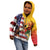 Personalised United States And Papua New Guinea Kid Hoodie USA Eagle With PNG Bird Of Paradise