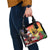 Personalised United States And Hawaii Shoulder Handbag USA Eagle With Hawaiian Shark Tattoo