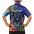 Personalised United States And Cook Islands Family Matching Mermaid Dress and Hawaiian Shirt USA Eagle Mix Polynesian Pattern