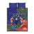 Personalised United States And Cook Islands Quilt Bed Set USA Eagle Mix Polynesian Pattern