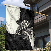 Black Polynesia Tribal Octopus Tattoo Garden Flag Pikake Lei Polynesian Pattern LT14 - Polynesian Pride