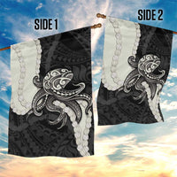 Black Polynesia Tribal Octopus Tattoo Garden Flag Pikake Lei Polynesian Pattern LT14 - Polynesian Pride