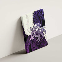 Purple Galaxy Polynesia Tribal Octopus Tattoo Canvas Wall Art Pikake Lei Polynesian Pattern LT14 - Polynesian Pride