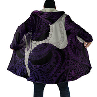 Purple Galaxy Polynesia Tribal Octopus Tattoo Cloak Pikake Lei Polynesian Pattern LT14 - Polynesian Pride