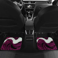 Pink Galaxy Polynesia Tribal Octopus Tattoo Car Mats Pikake Lei Polynesian Pattern