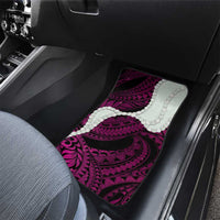 Pink Galaxy Polynesia Tribal Octopus Tattoo Car Mats Pikake Lei Polynesian Pattern