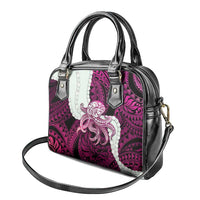 Pink Galaxy Polynesia Tribal Octopus Tattoo Shoulder Handbag Pikake Lei Polynesian Pattern LT14 - Polynesian Pride