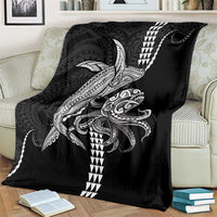 Kanaloa Aloha Hawaii Blanket Humpback Whale Octopus Tattoo Kakau Pattern