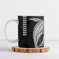 Kanaloa Aloha Hawaii Ceramic Mug Humpback Whale Octopus Tattoo Kakau Pattern