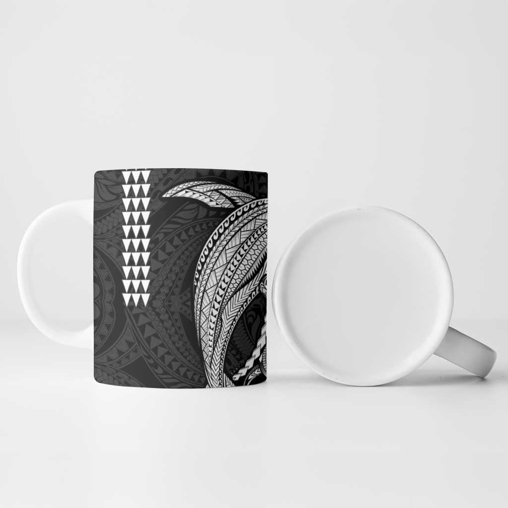 Kanaloa Aloha Hawaii Ceramic Mug Humpback Whale Octopus Tattoo Kakau Pattern
