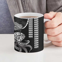 Kanaloa Aloha Hawaii Ceramic Mug Humpback Whale Octopus Tattoo Kakau Pattern