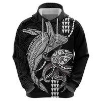 Kanaloa Aloha Hawaii Hoodie Humpback Whale Octopus Tattoo Kakau Pattern LT14 - Polynesian Pride