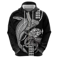 Kanaloa Aloha Hawaii Hoodie Humpback Whale Octopus Tattoo Kakau Pattern LT14 - Polynesian Pride
