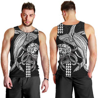 Kanaloa Aloha Hawaii Men Tank Top Humpback Whale Octopus Tattoo Kakau Pattern