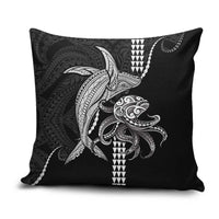 Kanaloa Aloha Hawaii Pillow Cover Humpback Whale Octopus Tattoo Kakau Pattern