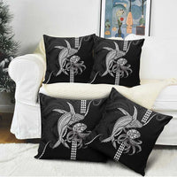 Kanaloa Aloha Hawaii Pillow Cover Humpback Whale Octopus Tattoo Kakau Pattern