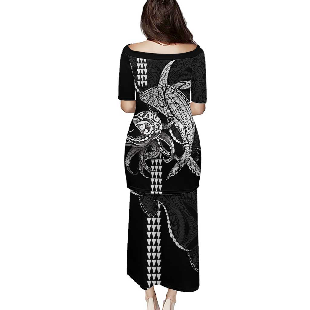 Kanaloa Aloha Hawaii Puletasi Humpback Whale Octopus Tattoo Kakau Pattern LT14 - Polynesian Pride