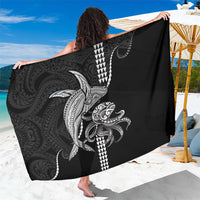 Kanaloa Aloha Hawaii Sarong Humpback Whale Octopus Tattoo Kakau Pattern LT14 One Size 44 x 66 inches Black - Polynesian Pride