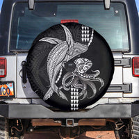 Kanaloa Aloha Hawaii Spare Tire Cover Humpback Whale Octopus Tattoo Kakau Pattern