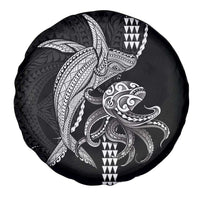 Kanaloa Aloha Hawaii Spare Tire Cover Humpback Whale Octopus Tattoo Kakau Pattern