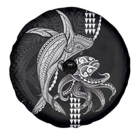 Kanaloa Aloha Hawaii Spare Tire Cover Humpback Whale Octopus Tattoo Kakau Pattern