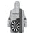 Personalised Fiji Darts Wearable Blanket Hoodie Fijian Tapa Pattern - White