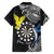 Personalised Cook Islands Darts Family Matching Tank Maxi Dress and Hawaiian Shirt Kuki Airani Tribal Pattern