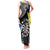 Personalised Cook Islands Darts Family Matching Tank Maxi Dress and Hawaiian Shirt Kuki Airani Tribal Pattern