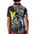 Personalised Cook Islands Darts Kid Polo Shirt Kuki Airani Tribal Pattern
