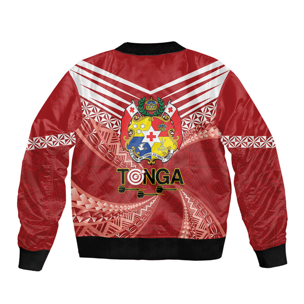 Tonga Bomber Jacket Ngatu Pattern Siapo main image 0
