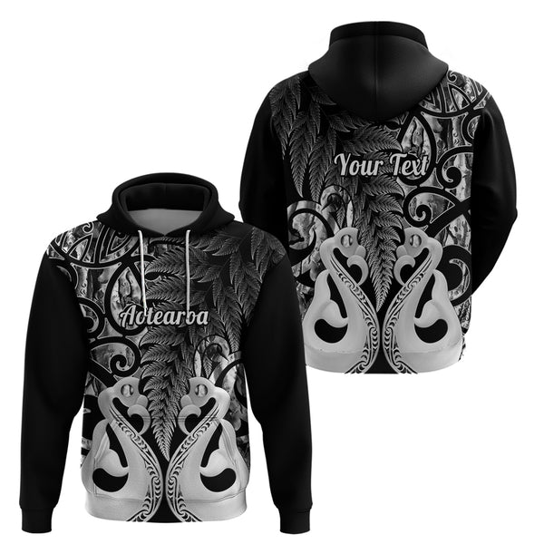 Personalised New Zealand Long Sleeve Shirt Te Manaia Mangopare Maori And Fern Green Style LT14