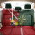 Custom Samoa And Ireland Rugby Back Car Seat Cover Ikale Tahi With Shamrocks