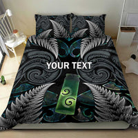 Personalised New Zealand Toki Bedding Set Silver Fern Mix Aotearoa Maori Pattern LT14 - Polynesian Pride