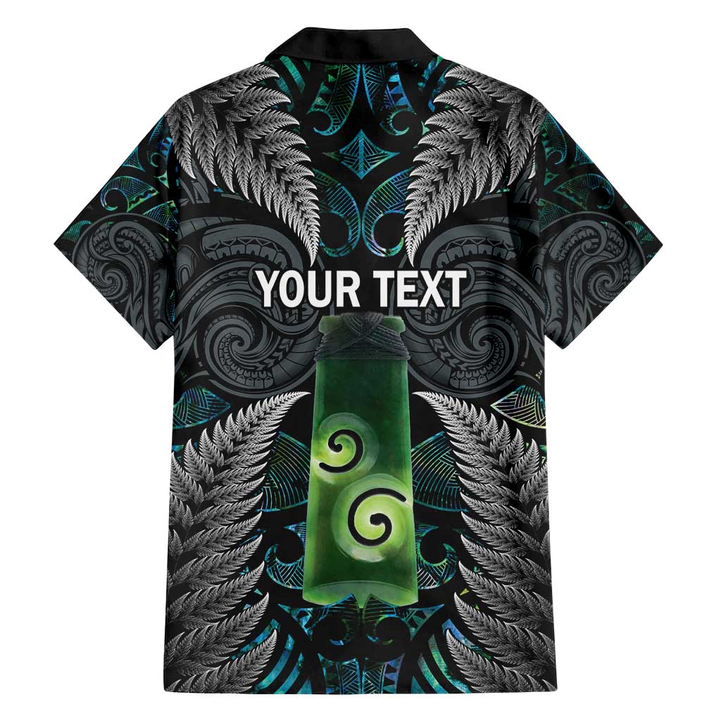 Personalised New Zealand Toki Family Matching Tank Maxi Dress and Hawaiian Shirt Silver Fern Mix Aotearoa Maori Pattern LT14 - Polynesian Pride