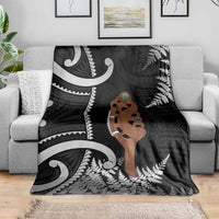 New Zealand Maripi Blanket Silver Fern Mix Aotearoa Maori Pattern
