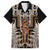 New Zealand Hawaiian Shirt Maori Maripi Knife With Poutama Art