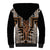 New Zealand Sherpa Hoodie Maori Maripi Knife With Poutama Art