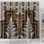 New Zealand Shower Curtain Maori Maripi Knife With Poutama Art