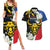 Personalised Philippines Carabao Couples Matching Summer Maxi Dress and Hawaiian Shirt Filipino Sun Mix Sampaguita Flower