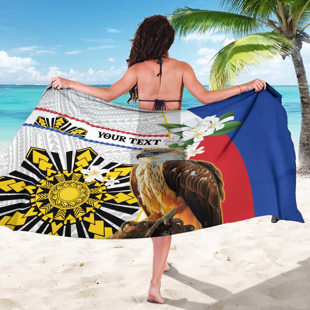 Personalised Philippines Eagle Sarong Filipino Sun Mix Sampaguita Flower