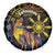 Philippines Sarimanok Spare Tire Cover Papanok Legendary Bird Okir Polynesian Pattern